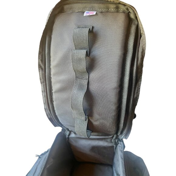 L.L. Bean Camera Case Padded Black Nylon Bag Elastic and Hook & Loop Straps - Picture 12 of 16